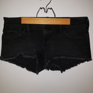 Black Hollister Jean Shorts